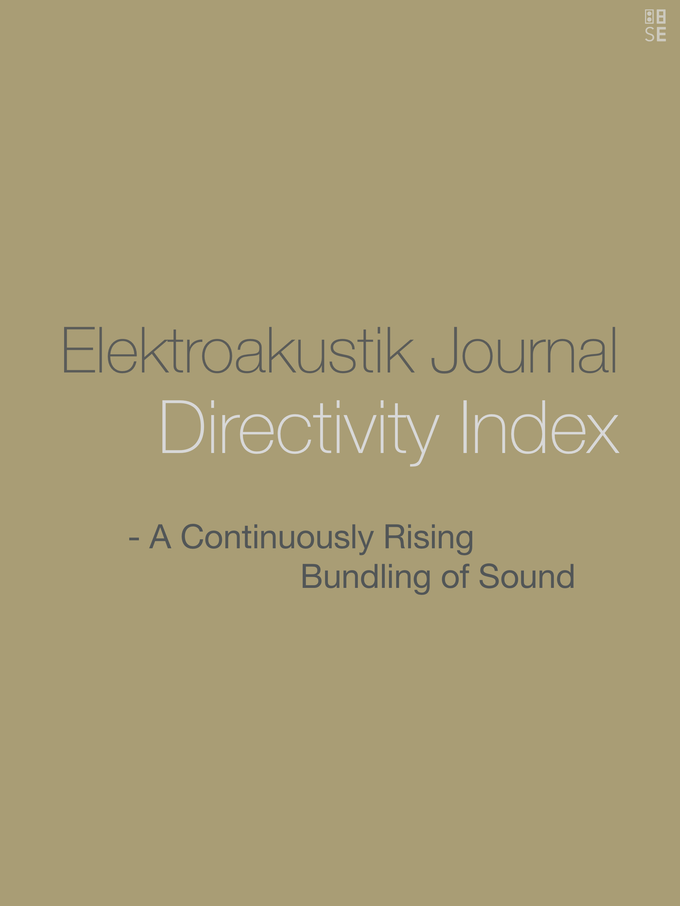 Vol. 1: Directivity Index | A Continually Rising Bundling of Sound